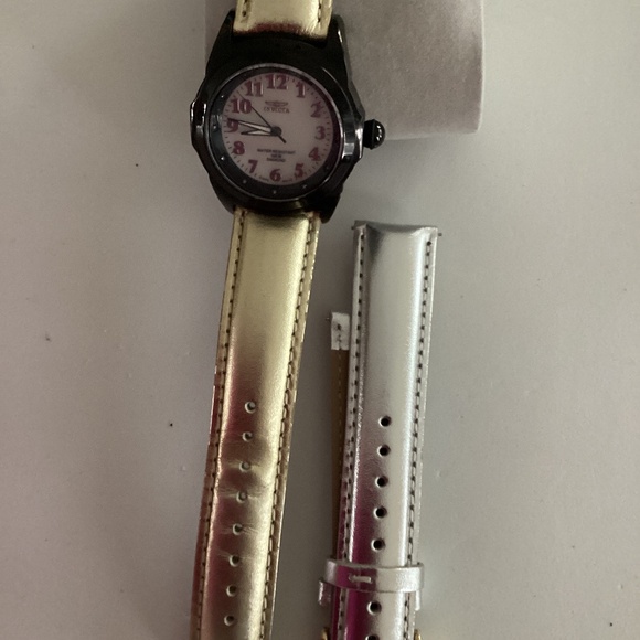Invicta Diamond Diamond accent quartz watch with extra strap main image 4